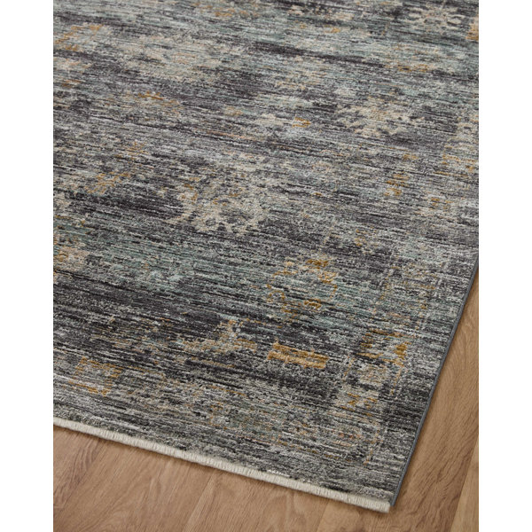 Jean Stoffer x Loloi Katherine Ink / Jade Area Rug & Reviews Wayfair